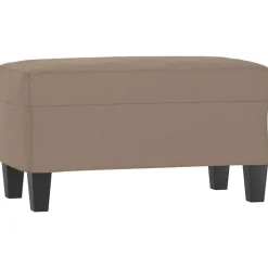 vidaXL Bankje 70x35x41 cm microvezelstof taupe