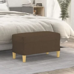 vidaXL Bankje 70x35x41 cm stof bruin