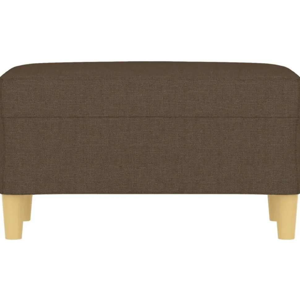 vidaXL Bankje 70x35x41 cm stof bruin