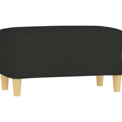 vidaXL Bankje 70x35x41 cm stof zwart