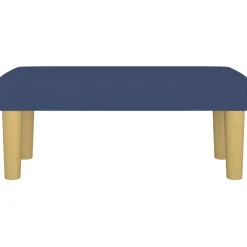 vidaXL Bankje 70x30x30 cm stof blauw