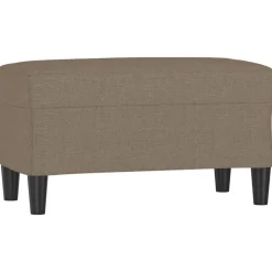 vidaXL Bankje 70x35x41 cm stof taupe