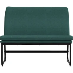 vidaXL Bankje 100x75x76 cm stof donkergroen