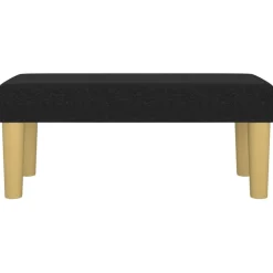 vidaXL Bankje 70x30x30 cm stof zwart