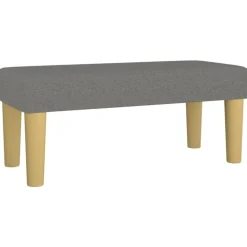 vidaXL Bankje 70x30x30 cm stof donkergrijs
