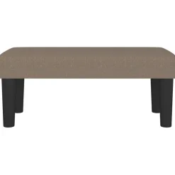 vidaXL Bankje 70x30x30 cm stof taupe