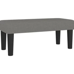 vidaXL Bankje 70x30x30 cm stof donkergrijs