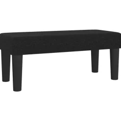 vidaXL Bankje 70x30x30 cm stof zwart