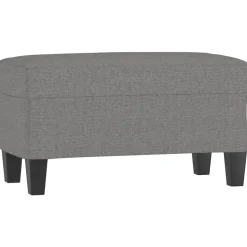 vidaXL Bankje 70x35x41 cm stof donkergrijs