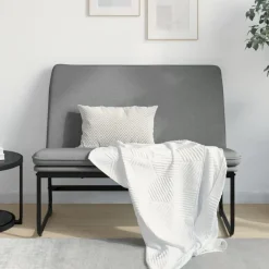 vidaXL Bankje 100x75x76 cm stof donkergrijs