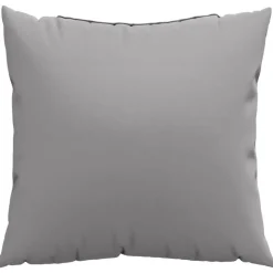 vidaXL Bankkussens 4 st 40x40 cm stof grijs