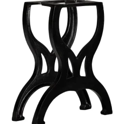 vidaXL Bankpoten 2 st X-frame gietijzer