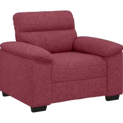 vidaXL Bankstoel Wijnrood 100x81x84 cm Stof