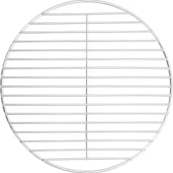 vidaXL Barbecuerooster rond Ø34,5 cm 304 roestvrij staal