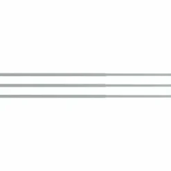 vidaXL Barrièrestangen verstelbaar 3 st 710-1200 mm