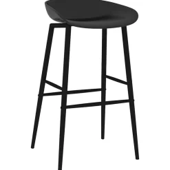 vidaXL Barstoelen 2 st zwart