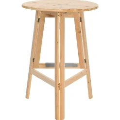 vidaXL Bartafel inklapbaar 78 cm vurenhout