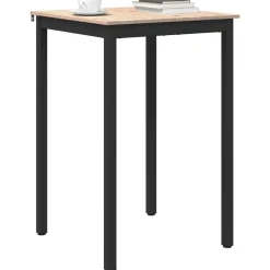 vidaXL Bartafel Naturel 70 x 70 x 105 cm Massief grenenhout