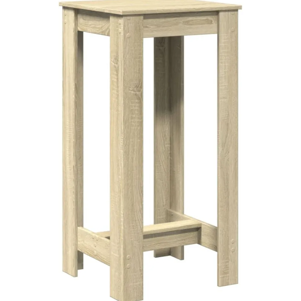 vidaXL Bartafel 51x50x103,5 cm bewerkt hout sonoma eikenkleurig