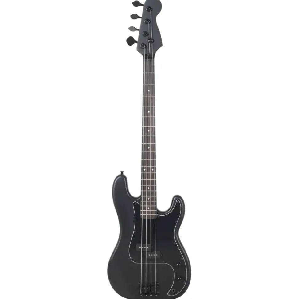 vidaXL Basgitaar voor beginners elektrisch met tas 4/4 46" zwart