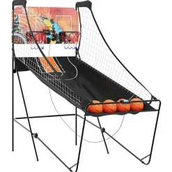 vidaXL Basketbal arcade met 4 ballen voor 2 spelers