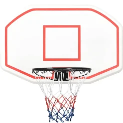 vidaXL Basketbalbord 109x71x3 cm polyetheen wit