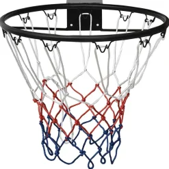 vidaXL Basketbalring 45 cm staal zwart