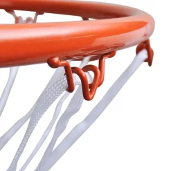vidaXL Basketbalringset met net 45 cm oranje