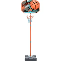 vidaXL Basketbalset draagbaar verstelbaar 109-141 cm