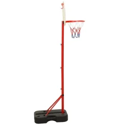 vidaXL Basketbalset draagbaar verstelbaar 138,5-166 cm