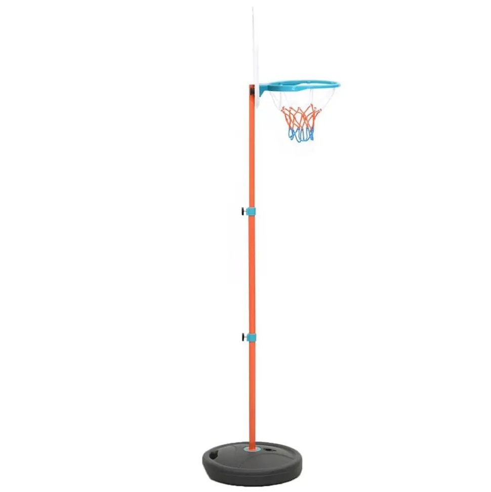 vidaXL Basketbalset draagbaar verstelbaar 133-160 cm