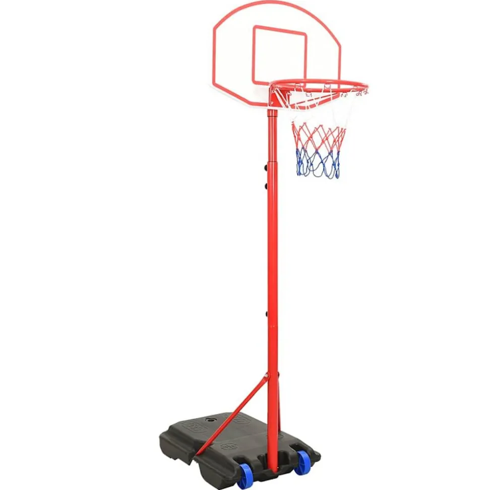 vidaXL Basketbalset draagbaar verstelbaar 200-236 cm