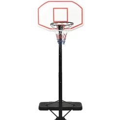 vidaXL Basketbalstandaard 258-363 cm polyetheen wit