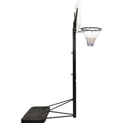 vidaXL Basketbalstandaard 258-363 cm polyetheen wit