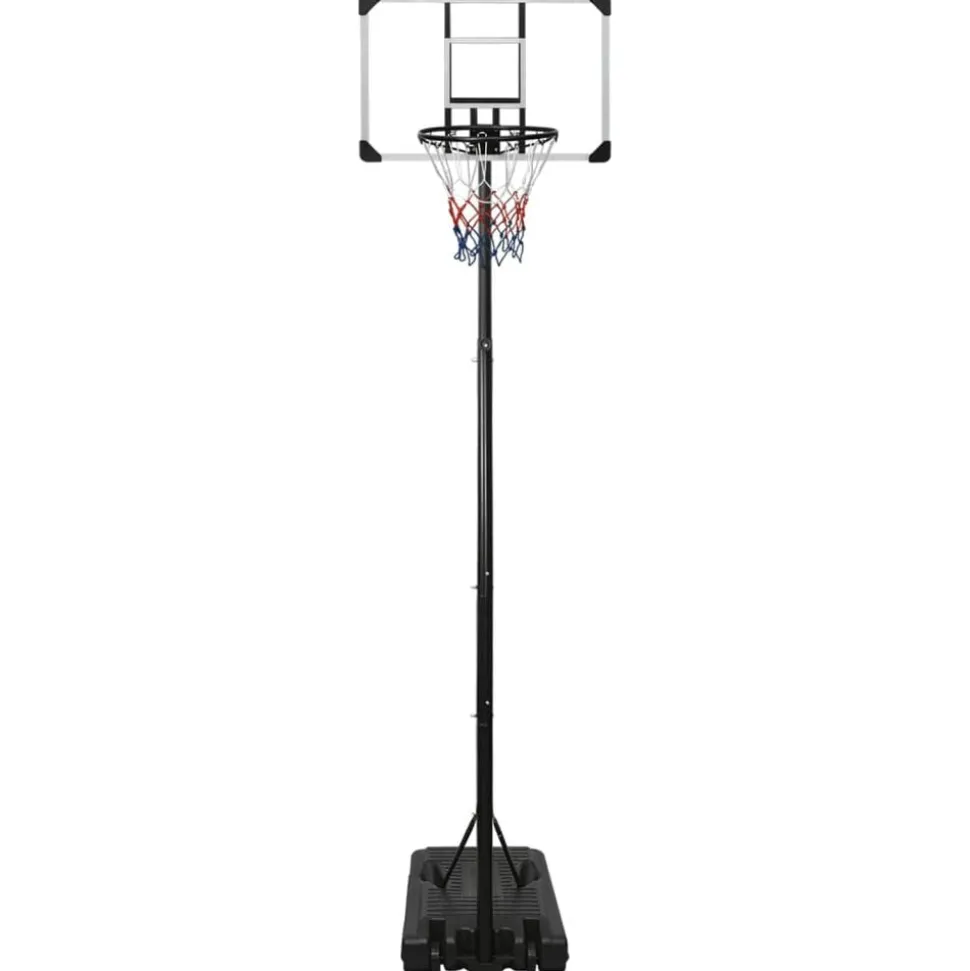vidaXL Basketbalstandaard 280-350 cm polycarbonaat transparant