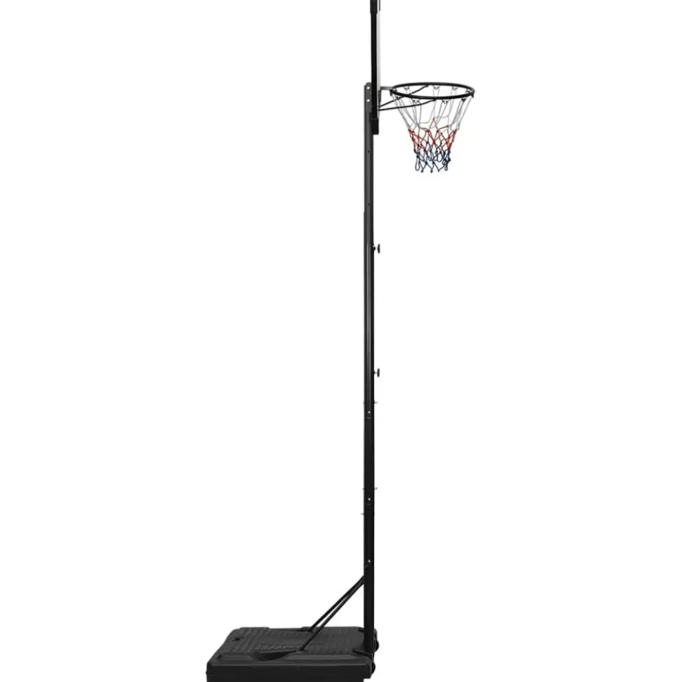 vidaXL Basketbalstandaard 280-350 cm polycarbonaat transparant