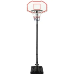 vidaXL Basketbalstandaard 282-352 cm polyethyleen wit