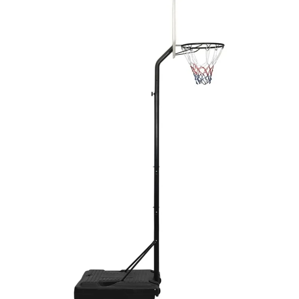 vidaXL Basketbalstandaard 282-352 cm polyethyleen wit