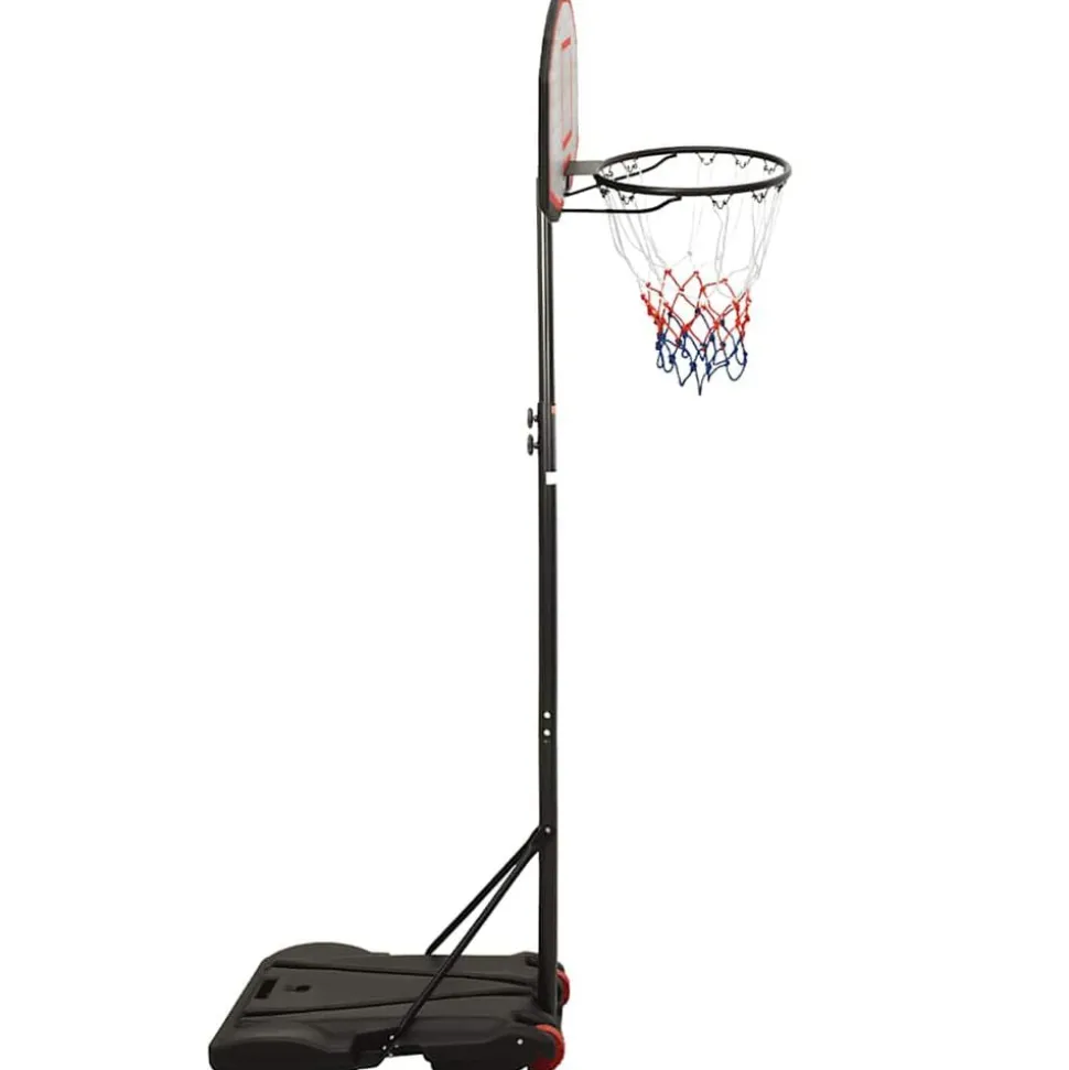 vidaXL Basketbalstandaard 216-250 cm polyethyleen zwart