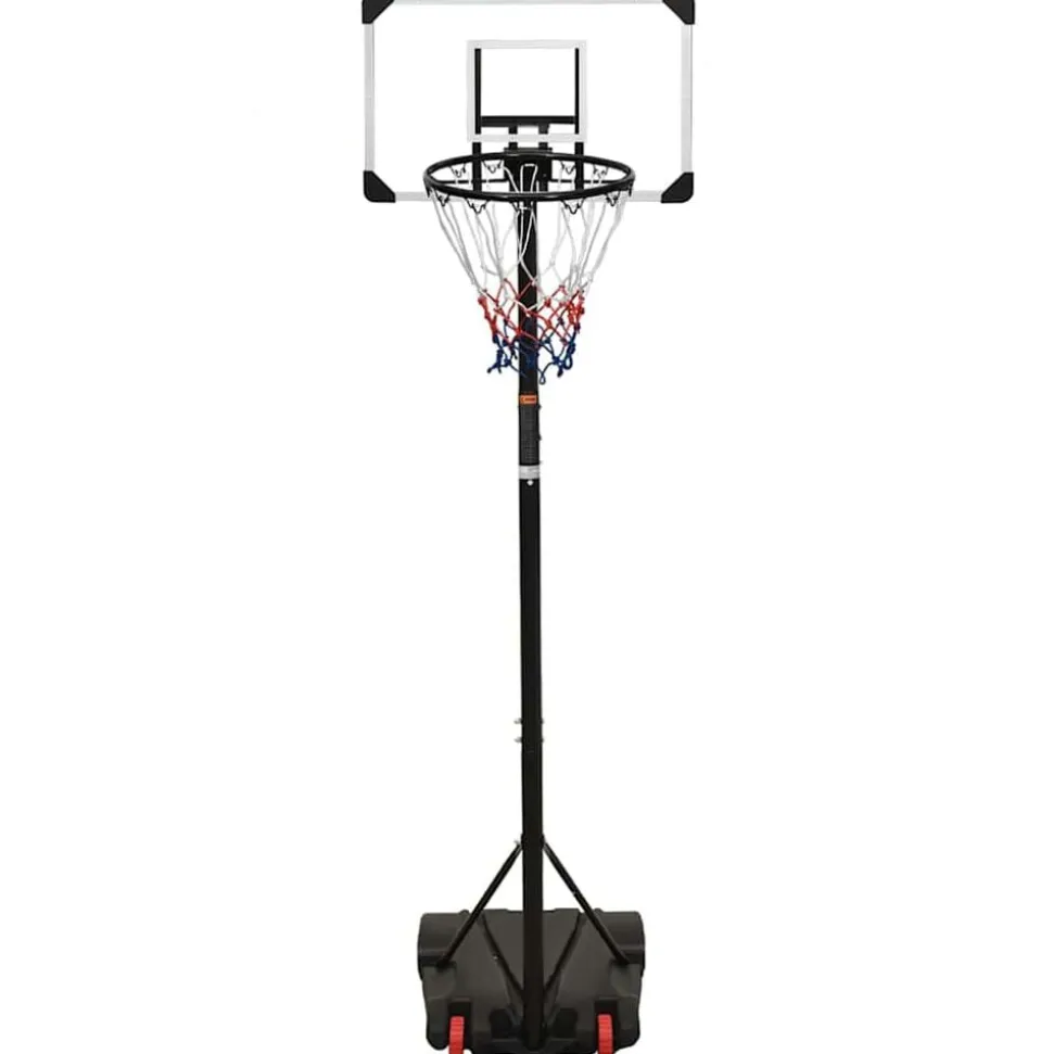 vidaXL Basketbalstandaard 216-250 cm polycarbonaat transparant