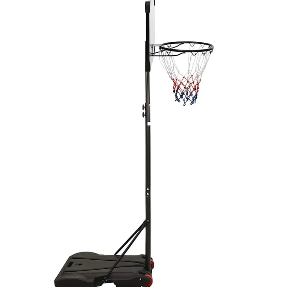 vidaXL Basketbalstandaard 216-250 cm polycarbonaat transparant