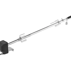 vidaXL BBQ Draaispit met motor staal 1200 mm