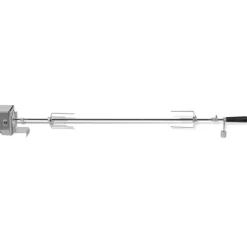 vidaXL BBQ Draaispit met professionele motor staal 1200 mm