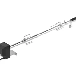 vidaXL BBQ Draaispit met motor staal 1000 mm