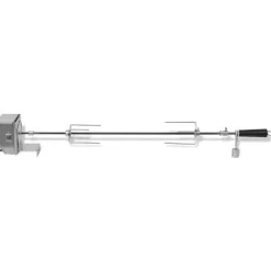 vidaXL BBQ Draaispit met professionele motor staal 900 mm