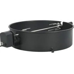 vidaXL BBQ rotisserie ring 57 cm zwart