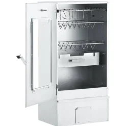 vidaXL BBQ-rookoven met 1 kg houtsnippers 44,5x29x83 cm