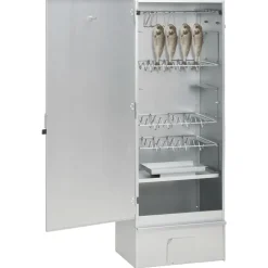 vidaXL BBQ-rookoven met houtsnippers 44,5x29x110 cm staal