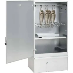 vidaXL BBQ-rookoven met koude rookgenerator gegalvaniseerd staal