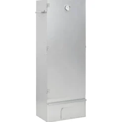 vidaXL BBQ-rookoven met koude rookgenerator gegalvaniseerd staal
